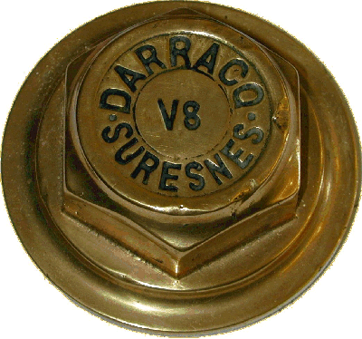 Darracq V8 wheel hub